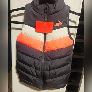 Girls Puma Puffer Vest